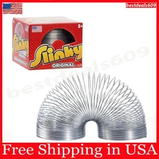 The Original Slinky Walking Spring Toy, 2.75-inch Diameter Metal Slinky, Toy..