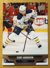 2013-14 Upper Deck - Cody Hodgson #385 Buffalo Sabres NM