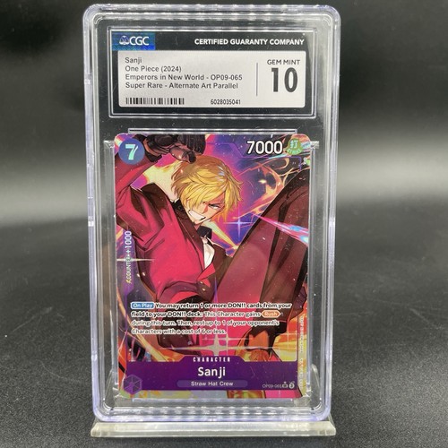 Sanji (Parallel) graded CGC 10 for sale on eBay