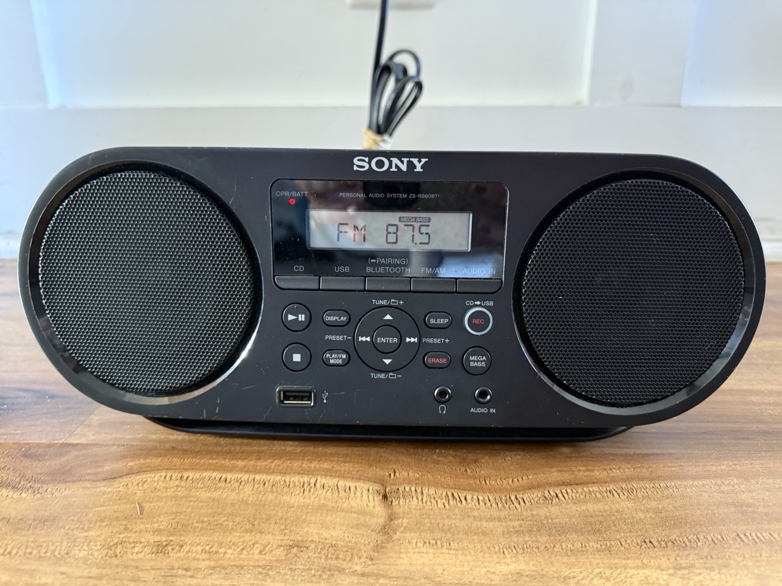 Radio Zs-rs60bt Works Great