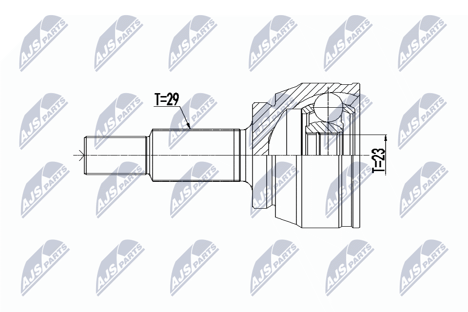 N.T.Y. NPZ-RE-063.NTY Joint Kit, drive shaft for RENAULT - Image 3