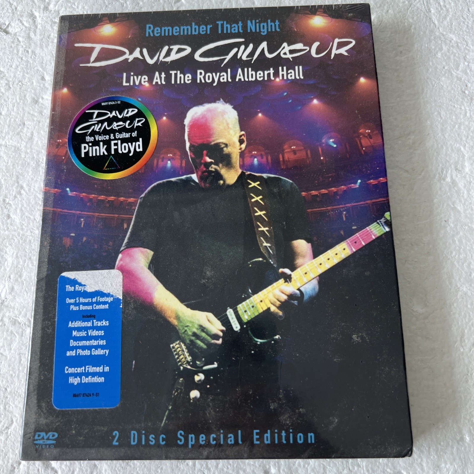 David gilmour dvd pink floyd music merchandise memorabilia new sealed reg 1 usa