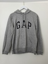 GAP Hoodie Pullover Sweater Grau mit Logo Gr. S
