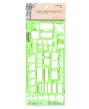 Rapidesign ABC Architectural 1/4" Scale Template R22