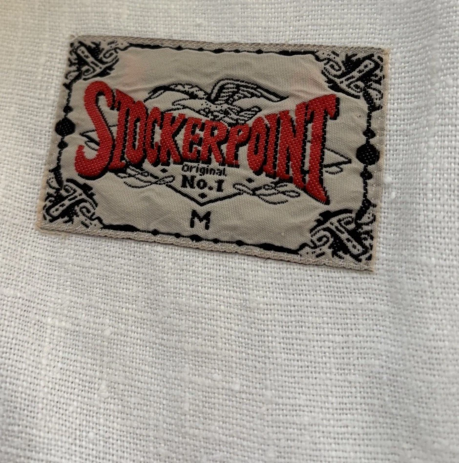 Stockerpoint Damen Trachten Bluse Langarm Weiß Gr. M - Bild 3 von 4