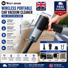 Wireless Handheld Vacuum Cleaner Portable Car Home Hoover 120W Powerful