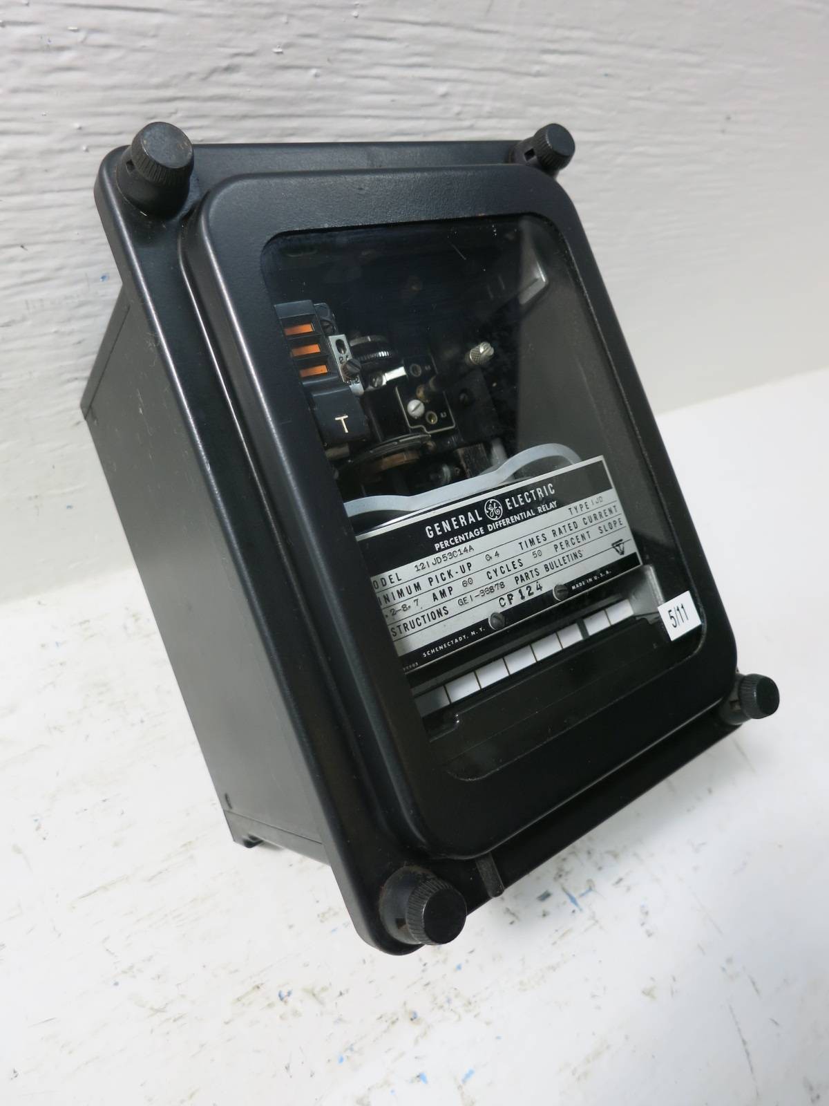 General Electric 12IJD53C14A Percentage Differential Relay GE Type IJD 8.7 Amp
