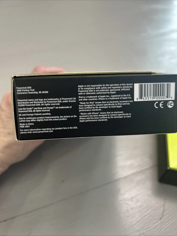 Nuevo Base de Carga Inalámbrica Powermat En Caja para iPhone y iPod PMR-AID1 Foto 4 de 4