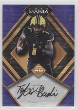 2022 Wild Card Mania Diamond Purple Pulsar 2/8 Tyler Badie #AM-D46 Auto 18xy