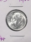 1950 S SILVER ROOSEVELT DIME CHOICE BU KEY DATE 50S562