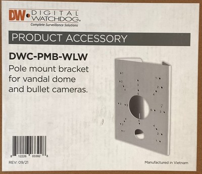 Digital Watchdog DWC-PMB-WLW Pole Mount Bracket for Vandal Dome and Bullet Camer