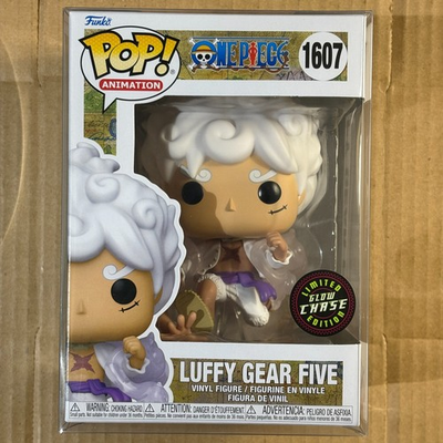 #ad Funko Pop Luffy Gear Five CHASE #1607 One Piece GITD Animation Anime $26.95