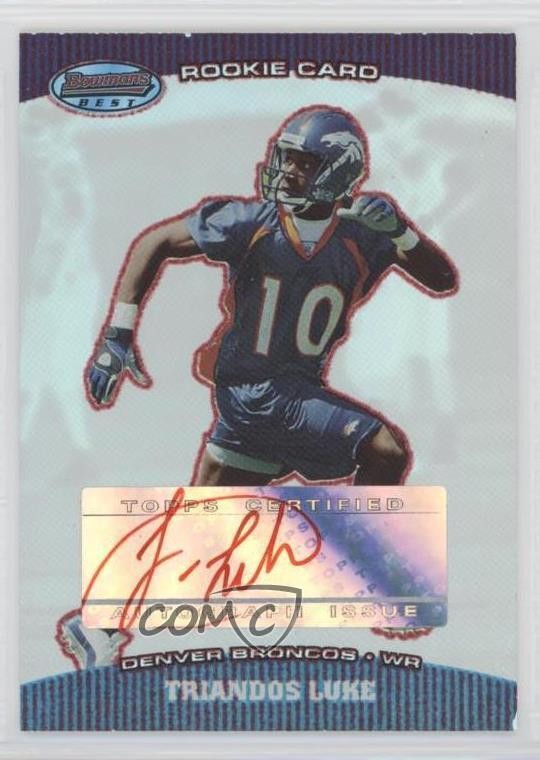 Triandos Luke Bowman's Best #139 Autograph-Red