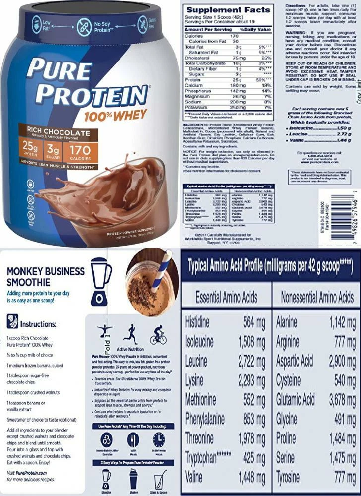 Pure Protein Whey Powder Recipes Bryont Blog