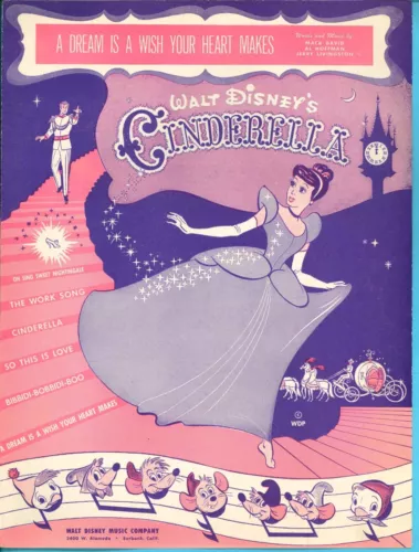 A DREAM IS A WISH YOUR HEART MAKES – copy #1 - Disney's CINDERELLA