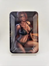 NEW METAL ROLLING TRAY SMALL 7” X 5” PREMIUM DESIGN HOT BEAUTY