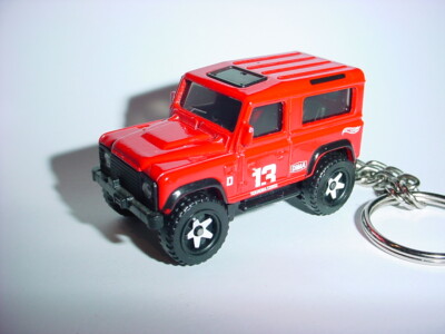 HOT 3D LAND ROVER DEFENDER 90 CUSTOM KEYCHAIN key keyring ornament LR ...