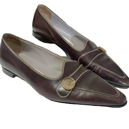MANOLO BLAHNIK NAVY MARIO LEATHER TRIMMED RAFFIA LOAFERS SLIPPERS 10.5 / 9.5 UK Manolo Blahnik | Shoes | Manolo Blahnik Navy Mario Leather  main image 4