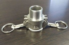 1-1/4" Inch Camlock Fitting Type B 316 Stainless Steel Female Camlock x Male NPT