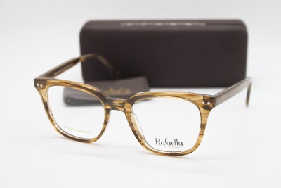 NEW RAFAELLA R1034 HONEY AUTHENTIC EYEGLASSES W/CASE 50-19