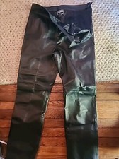 CLIO Black Leather Pants - Size 10