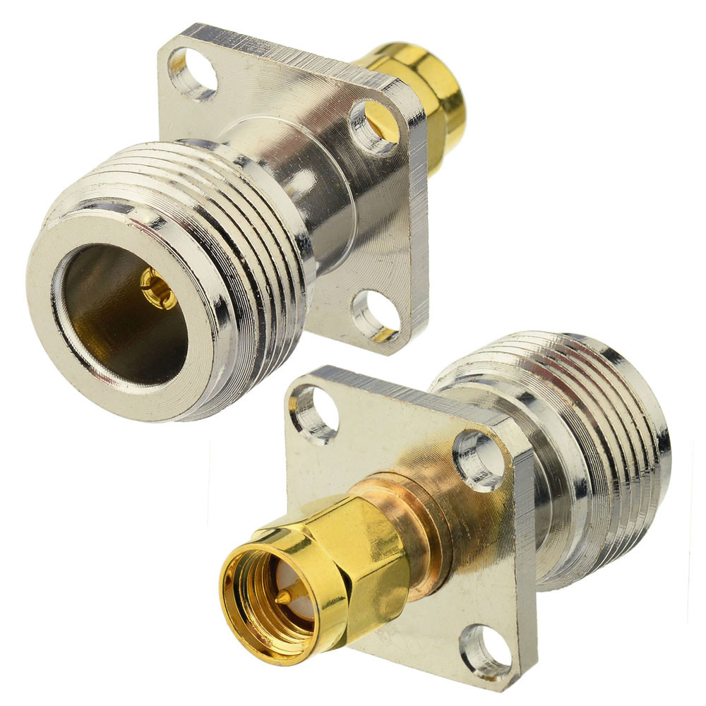 2-Pack BNC Female To SMA Female RF Coaxial Adapter - Saide Connectors