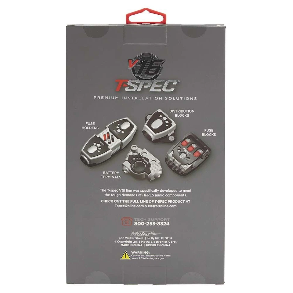 T-Spec V16RCA-62 Gold Plated OFC 6 ft. RCA Audio Cable Wire - Image 3 of 4