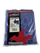 NOS VTG River City Garments CHALLENGER Rainwear 2 Piece Suit #7032M MEDIUM 38-40