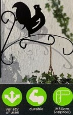 Hanging Basket Bracket Garden Strong Wall Flower Planter Bird Feeder Lantern UK