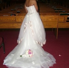 wedding dress women halterneck ballgown princess champagne pink embroidery