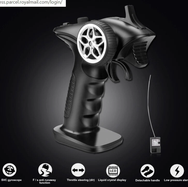 RC Controller Radio Sender & Empfänger Set 2,4 GHZ 3CH + eingebaute ausfallsicher. - Bild 3 von 4