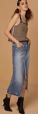 sass and bide denim skirt