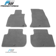 Fits 18-23 Kia Stinger Car Nylon Floor Mats Front & Rear Carpets 4PCS - Gray