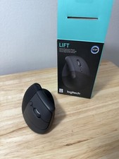 Logitech Lift Vertical Ergonomic Mouse Wireless Bluetooth - Black