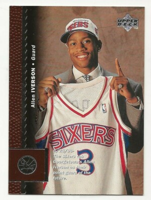 1996-97 Upper Deck Allen Iverson Rookie Cards RC #91