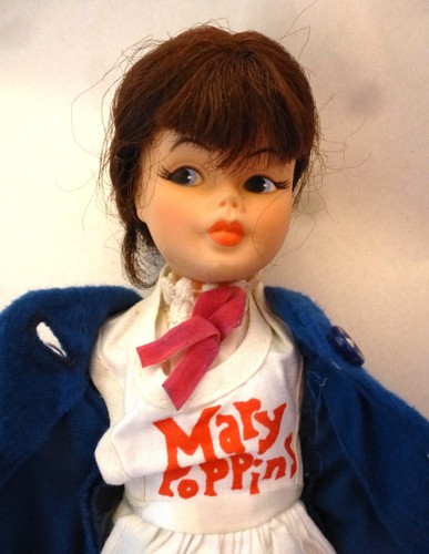 Vintage MARY POPPINS & ACCESSORIES/CLOTHES Carpetbag Umbrella eta Disney - Picture 3 of 13