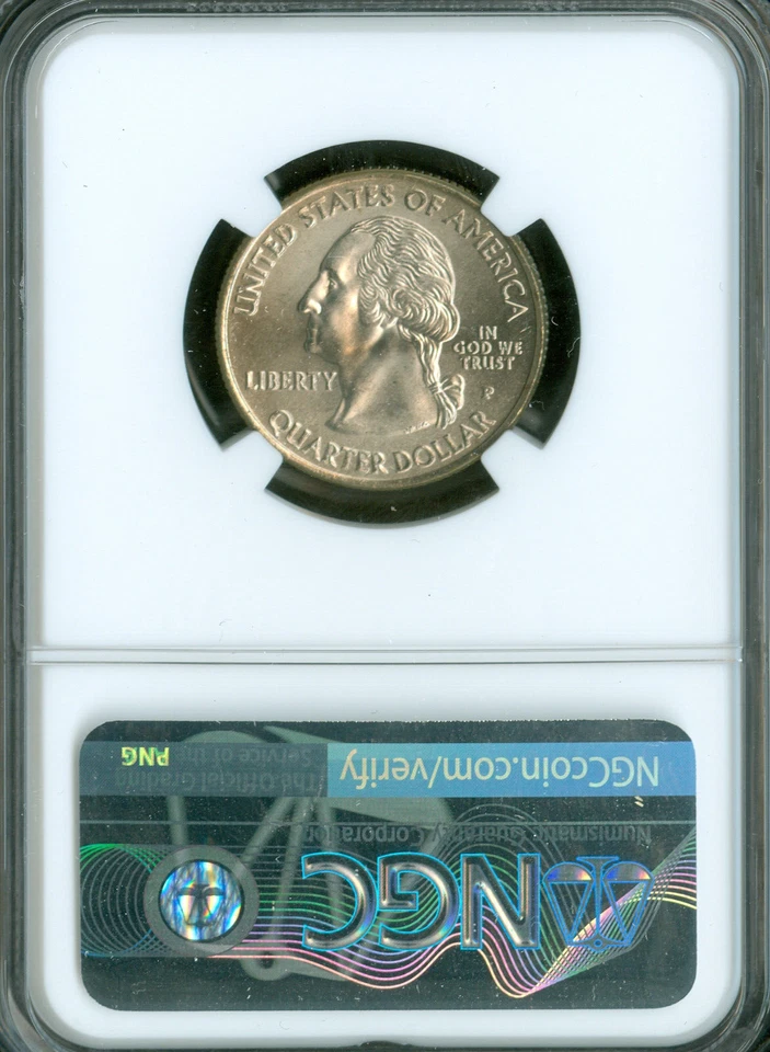 2009 P NORTHERN MARIANAS FLAG QUARTER NGC MS68 SMS . - Image 2 of 2