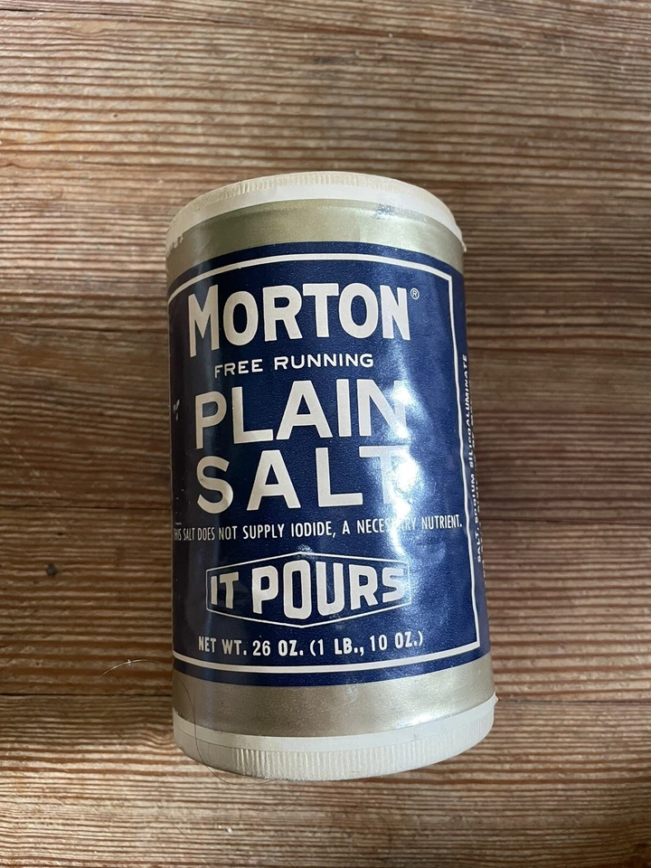 Morton Salt Container “When it Rains it Pours” Vintage Reproduction of 1921 - Image 2 of 4