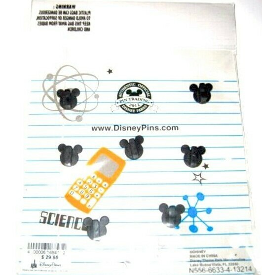 Disney Booster Pin SET 7 ✿ Nerds Rock Mickey Minnie Stitch
