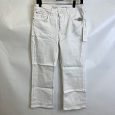 PILCRO Anthropologie Yaya Mid-Rise Crop Flare Jeans Women's Size 30-P