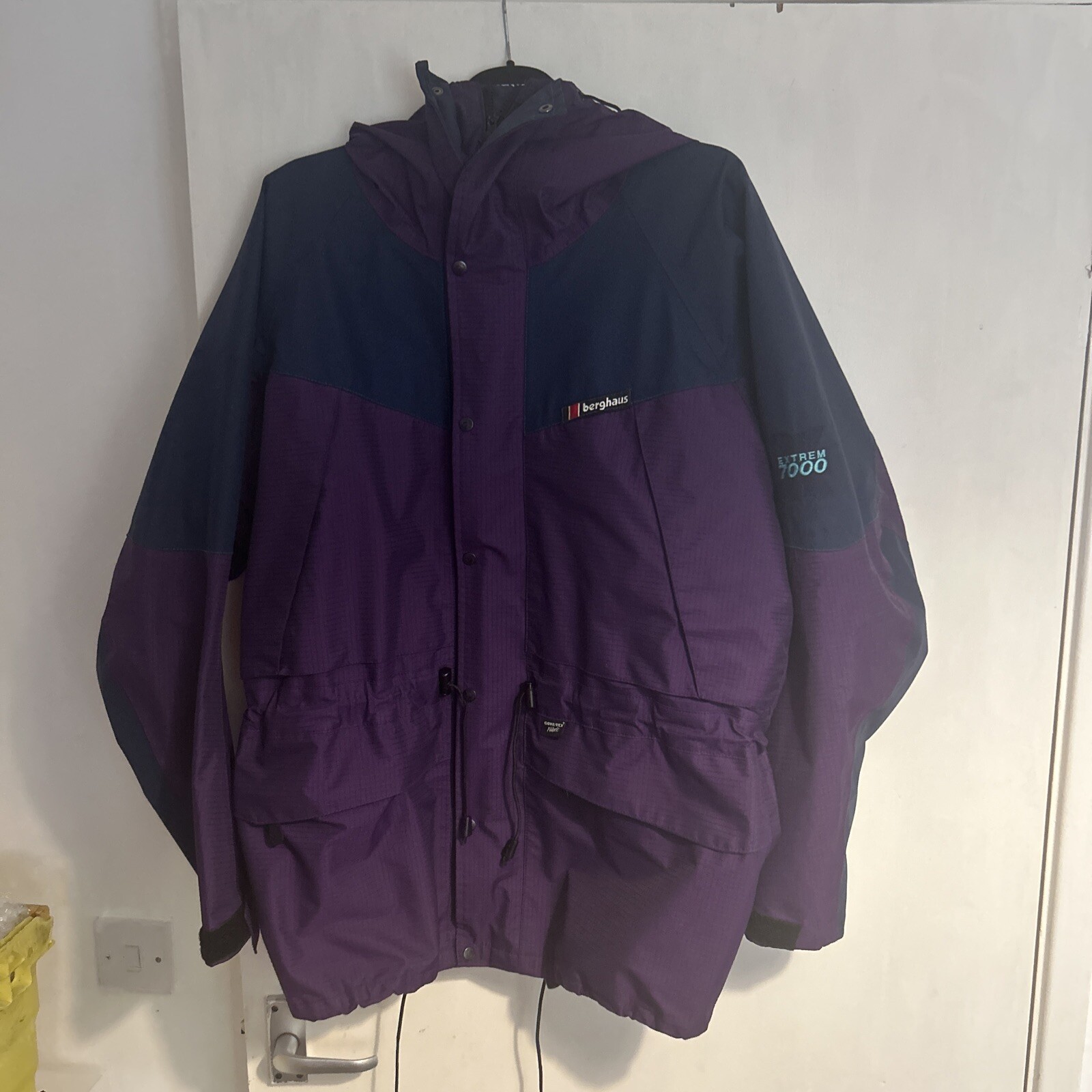 Chaqueta con Capucha Berghaus Alpine Lite Extrem 7000 Vintage Gore Tex Clásica Exterior