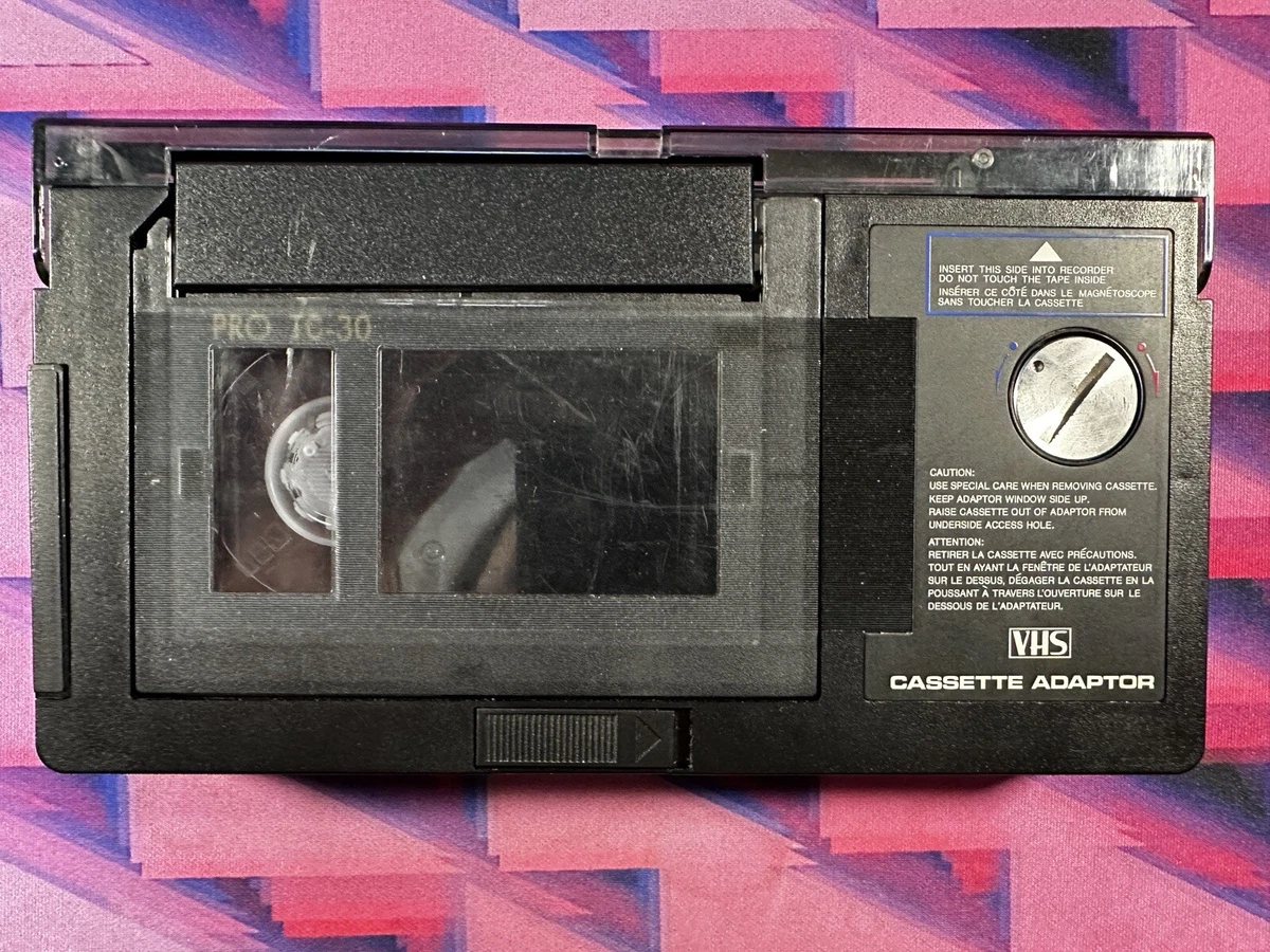 Motorized VHSC to VHS Cassette Adapter for JVC RCA Panasonic