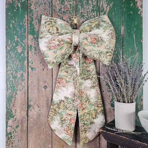 Hermoso arco hecho a mano para casa de campo | Arcos de tela estilo vintage - Imagen 14 de 21