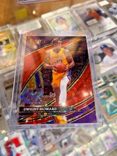 2019-20 Panini Select Dwight Howard Courtside Disco Red Prism 1/49 Lakers