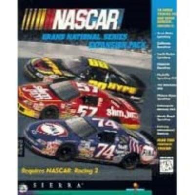 Nascar Grand National Series + Manual PC CD car racing game track add-on! Busch 