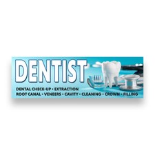 DENTIST Vinyl Banner with Optional Sizes (Made in the USA)