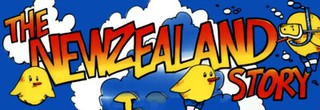 The Newzealand Story Arcade Marquee 26" x 8"