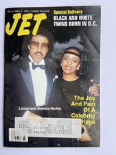 Vintage Jet Magazine Aug 15, 1988 Lionel And Brenda Richie The Joy And Pain Of A