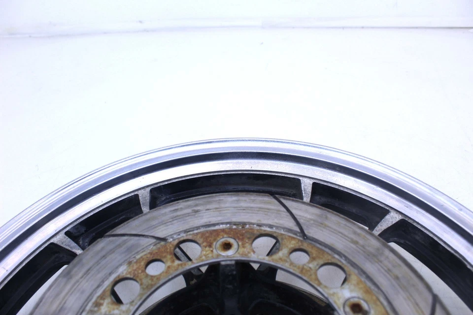 1983 HONDA V65 MAGNA CHROME OEM FRONT WHEEL RIM HON WHEEL - Image 4 of 4