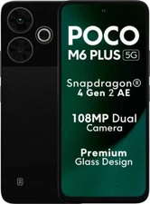POCO M6 Plus 5G Factory Unlocked Dual SIM GLOBAL 6GB RAM 128GB STORAGE-BLACK